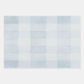 ベアーパーソナライズされたジーンベイビーシャワーギフト ラッピングペーパーシート (正面3)