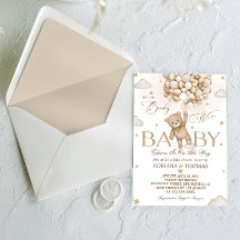 ベアーブラウンベビー男女兼用シャワー