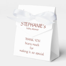 ベアーブルーハットのクリスマスの冬のパーティー フェイバーボックス