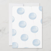 ベアーブルーバルーン2nd誕生日招待状 招待状 (裏面)