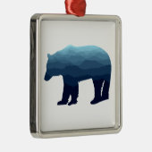 ベアーブルーフォレストマウンテンズ メタルオーナメント (右)