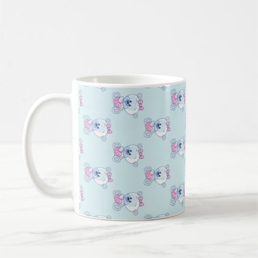 ベアープリントされたコーヒーマグ コーヒーマグカップ (左)