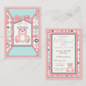 ベアーベアーガールリマインダーノーテカード エンクロージャーカード (正面/裏面)