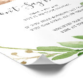 ベアーベイビーシャワーはベビーのサインを言わない ポスター (角)