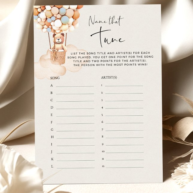ベアーベイビーシャワーゲーム – その曲の名前！ (クリエイターアップロード済み)