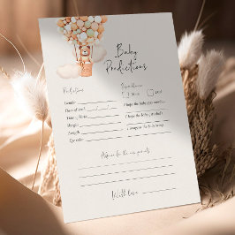 ベアーベイビーシャワーゲーム – ベビー予測