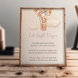 ベアーベイビーシャワーゲーム – 深夜おむつ