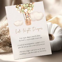 ベアーベイビーシャワーゲーム – 深夜おむつ