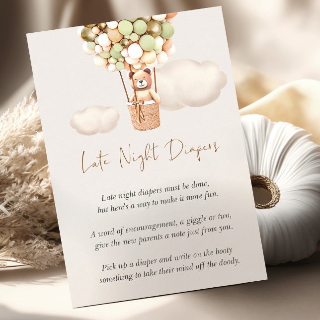 ベアーベイビーシャワーゲーム – 深夜おむつ (クリエイターアップロード済み)