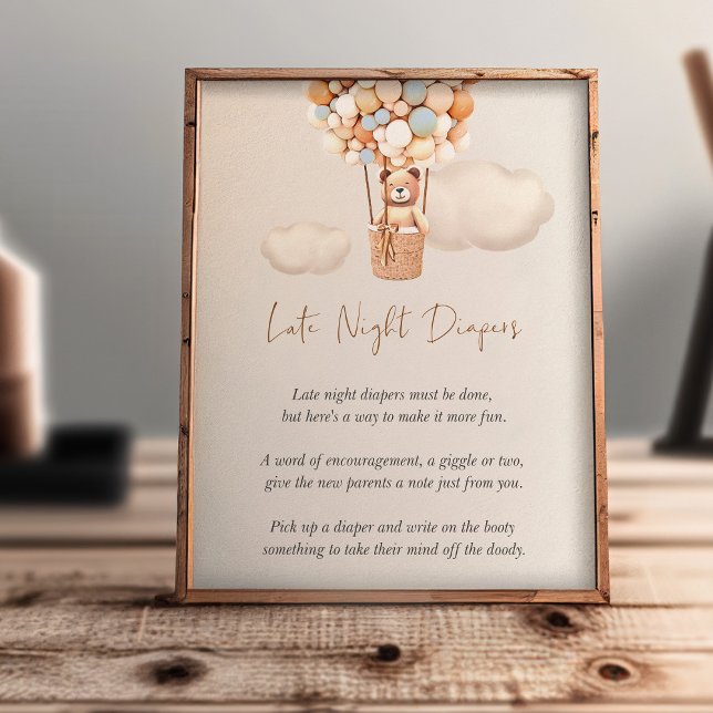 ベアーベイビーシャワーゲーム – 深夜おむつ (クリエイターアップロード済み)