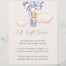 ベアーベイビーシャワーゲーム – 深夜おむつ