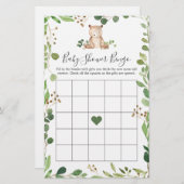 ベアーベイビーシャワービンゴゲーム (正面/裏面)