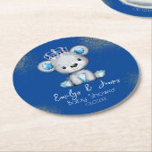 ベアーベイビーシャワープリンスパークリーブルーボーイズ ラウンドペーパーコースター (アングル)