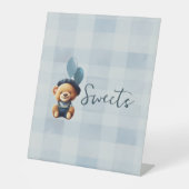 ベアーベイビーシャワー卓上台座の看板 台座サイン (正面)