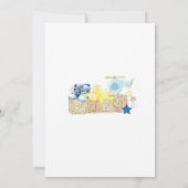 ベアーベイビーシャワー少年 サンキューカード (裏面)