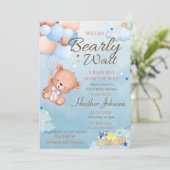 ベアーベイビーシャワー少年 招待状 (スタンド正面)