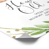 ベアーベイビーシャワー彼らは何歳のゲーム ポスター (角)