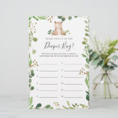 ベアーベイビーシャワー推測おむつバッグ (スタンド正面)