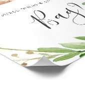 ベアーベイビーシャワー推測バッグゲーム ポスター (角)