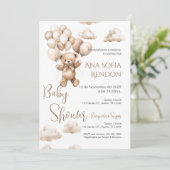 ベアーベスペインのビーシャワー少女の招待 招待状 (スタンド正面)