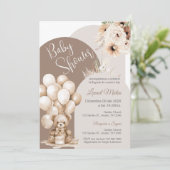 ベアーベスペインのビーシャワー少年の招待 招待状 (スタンド正面)