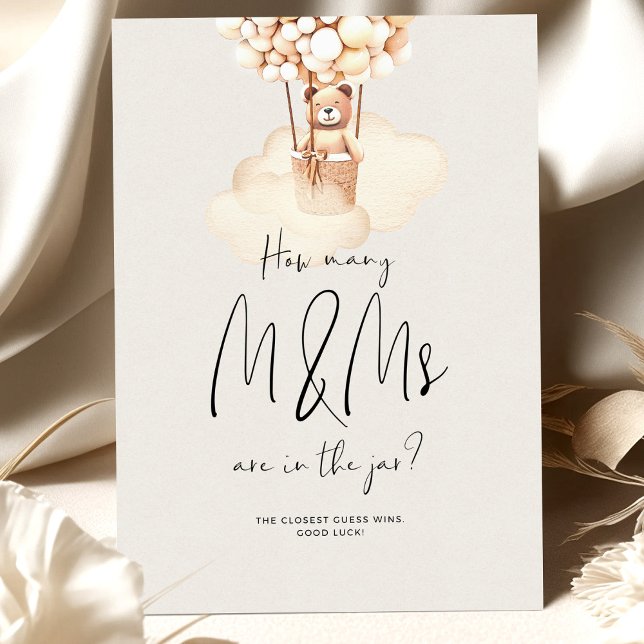 ベアーベビーシャワーゲームM&Mの数 (クリエイターアップロード済み)