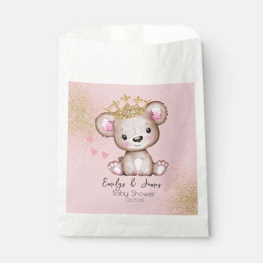 ベアーベビーシャワープリンセススパークリピンク フェイバーバッグ (正面)