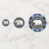 ベアーベビーシャワーボーイブルー コンフェッティ (裏面)