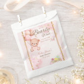 ベアーベビーシャワー少女 フェイバーバッグ (クリップ留めされた状態)