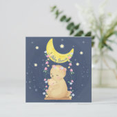 ベアーベビーシャワー招待状 シーズンカード (スタンド正面)