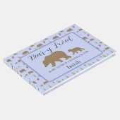 ベアーベビーシャワー男の赤ちゃん向けゲストブック ゲストブック (コーナー)