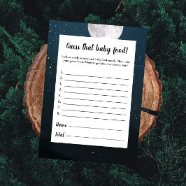 ベアーベビー食べ物ベビーシャワーゲーム 招待状