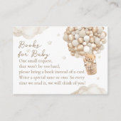 ベアーベ男女兼用ビーシャワー予約リクエスト エンクロージャーカード (正面)