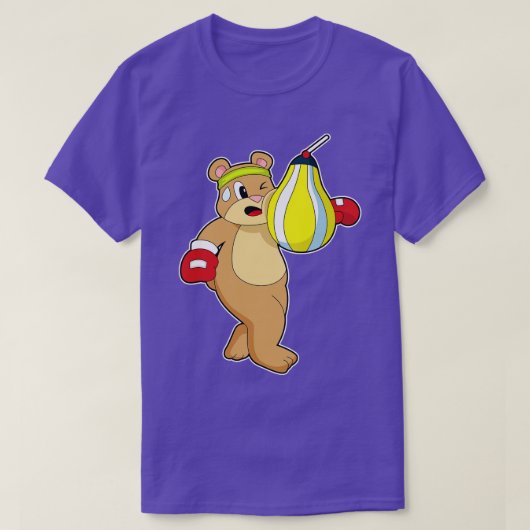 ベアーボクサーボクシングバッグ Tシャツ (デザイン正面)