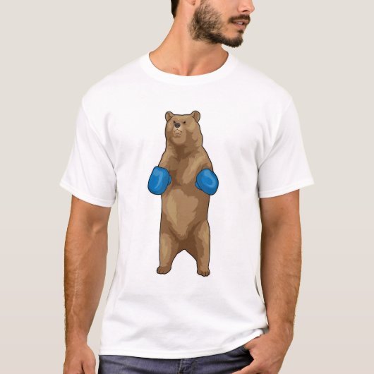 ベアーボクサーボクシング手袋 Tシャツ (正面)