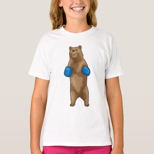 ベアーボクサーボクシング手袋 Tシャツ (正面)