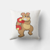 ベアーボクシングボクシング手袋 クッション (裏面)