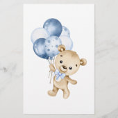 ベアーボーイの赤ちゃんシャワー何おむつバッグ (裏面)