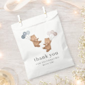 ベアーボーイ女の子ツインズ – 1st誕生日 –  フェイバーバッグ (クリップ留めされた状態)