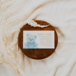 ベアーボーイ赤ちゃんシャワーブックベビーエンクロージャカード エンクロージャーカード