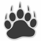 ベアーポーステッカー。 シール (正面)