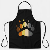 ベアーポーストライプー エプロン (正面)