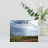 ベアーポーバトルフィールド、ネズペルチェヒストリカルパーク ポストカード (スタンド正面)