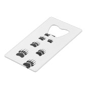 ベアーポープリント クレジットカード栓抜き (裏面アングル)