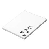 ベアーポープリント ノートパッド (回転)