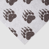 ベアーポーホワイトブラウングリッターティッシュペーパー 薄葉紙 (詳細)