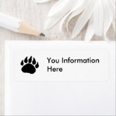 ベアーポー住所 シール (インサイチュ)