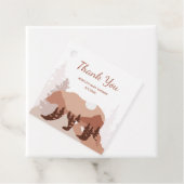 ベアーマウンテンフォレストボーイベビーシャワー フェイバータグ (インサイチュ)