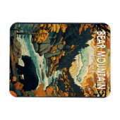 ベアーマウンテン州パークニューヨークトラベルヴィンテージ マグネット (横)