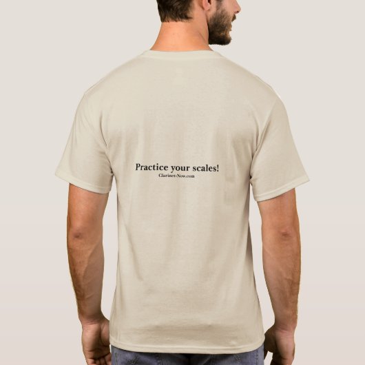 ベアーマンの音階の秘密:父の永遠の教訓 Tシャツ (裏面)